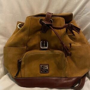 Dooney & Bourke Brown and Tan Men's Backpack